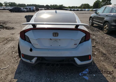 2019 Honda Civic Si из США, поврежденный, VIN 2HGFC3A51KH751010